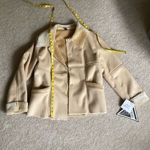 Marvin Richards Faux Fur lining Coat NWT